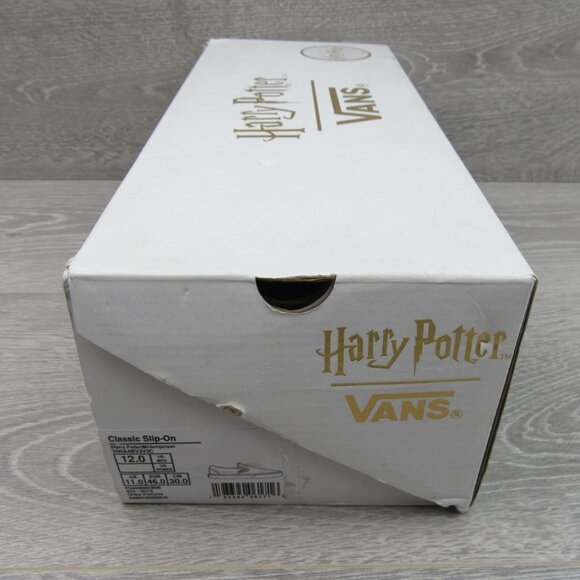 Vans Harry Potter Marauders Map Classic Slip On Shoes Men's Size 12 NEW - Picture 12 of 16